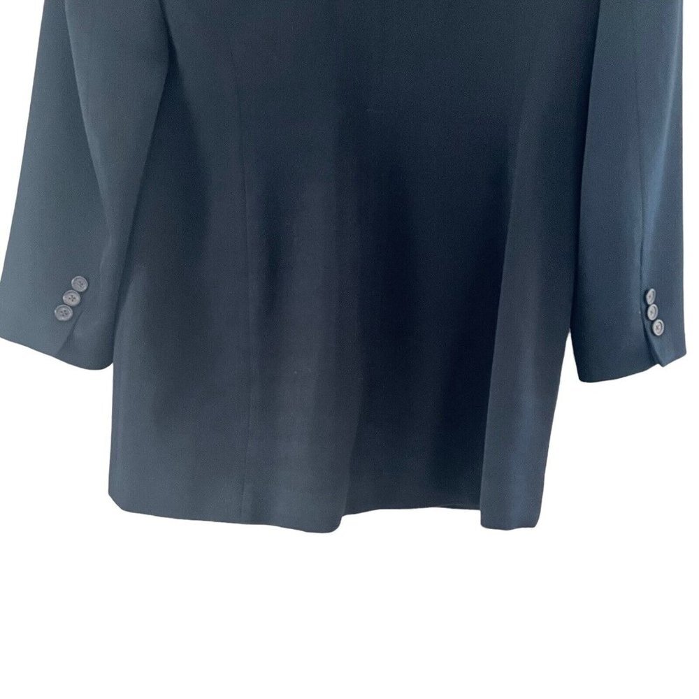 Ralph Lauren LRL Women's Black 100% Wool Blazer Size 6 Lined - Picture 7 of 15